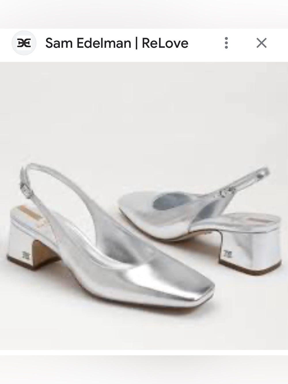 Sam Edelman Terra Slingback Block Heel- New with tags
ReLove..Sz. 7